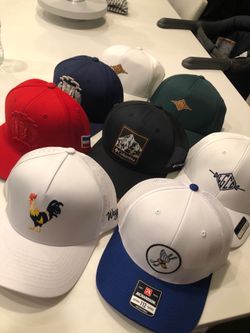 Golf hats and snap backs