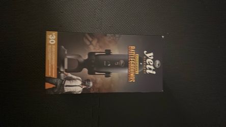 Yeti Blackout Microphone USB Game Streaming Mic Logitech