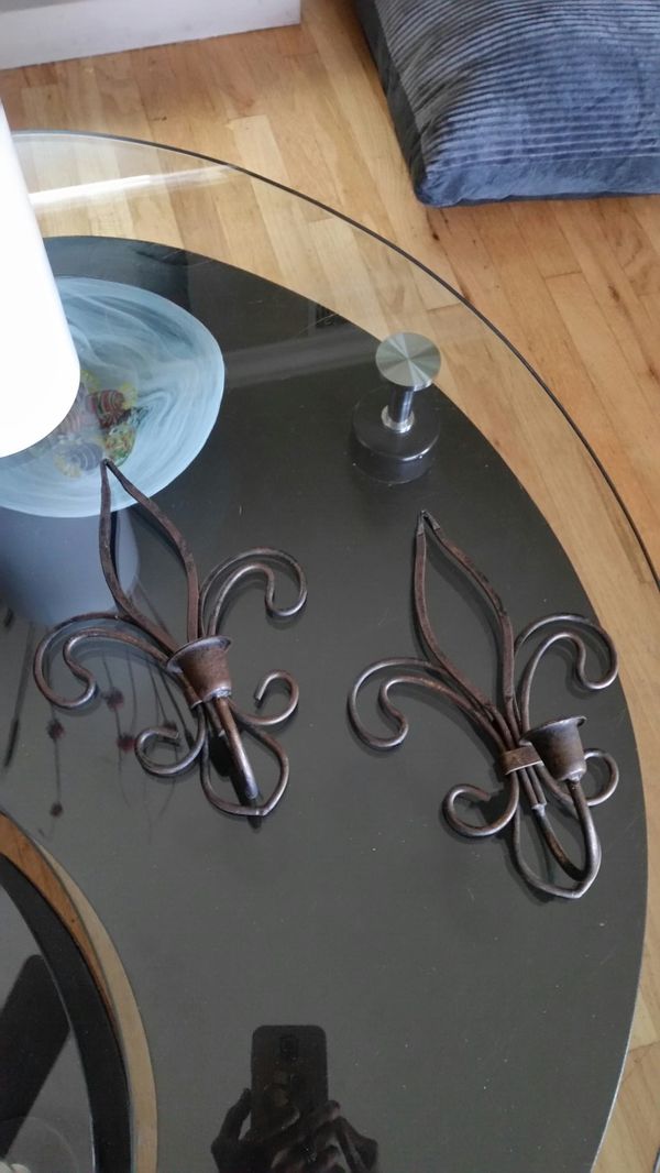 Large Fleur De Lis Matching Sconces For In Modesto Ca Offerup