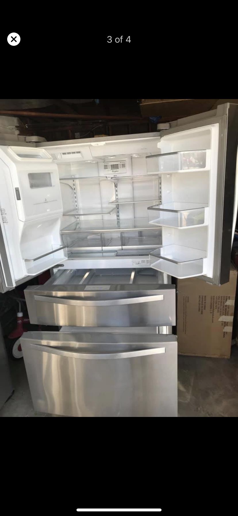 Appliances whirlpool fridge