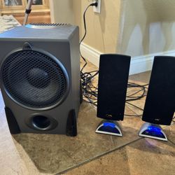 Cyber acoustic Speakers With subwoofer