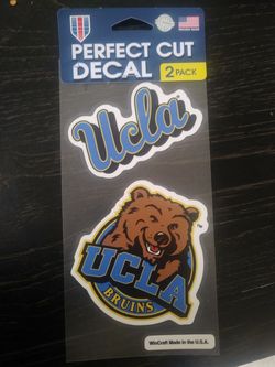 Win craft ucla bruins perfect cut decal. 2pack new