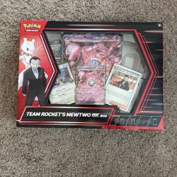 Team Rocket Mewtwo Ex Box