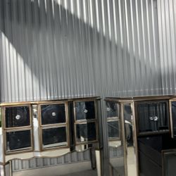 Mirrored Nightstands