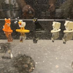 5 Minecraft Metal Die-Cast Figures Jada Toys 