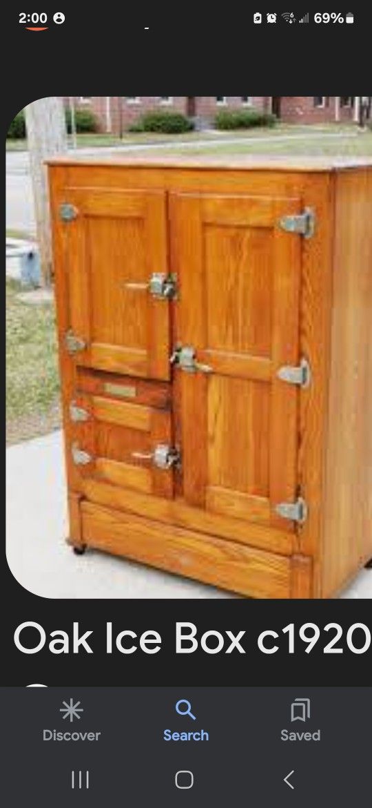 Ice Box Porcelain Lined