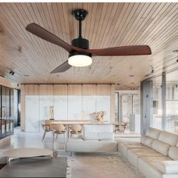 52" Ceiling Fan With Remote 