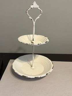Small 2 Tier Decorative Tray