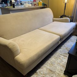 Large Light Beige Couch 