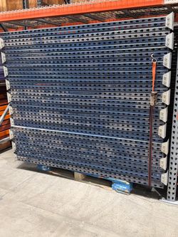 Warehouse Pallet Racking System – Uprights, Beams & Wire Decks – Bulk Available