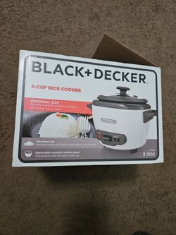 3 cup black + decker rice maker