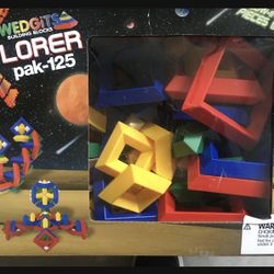 Wedgits 125 piece Explorer Pack - Like New in Box