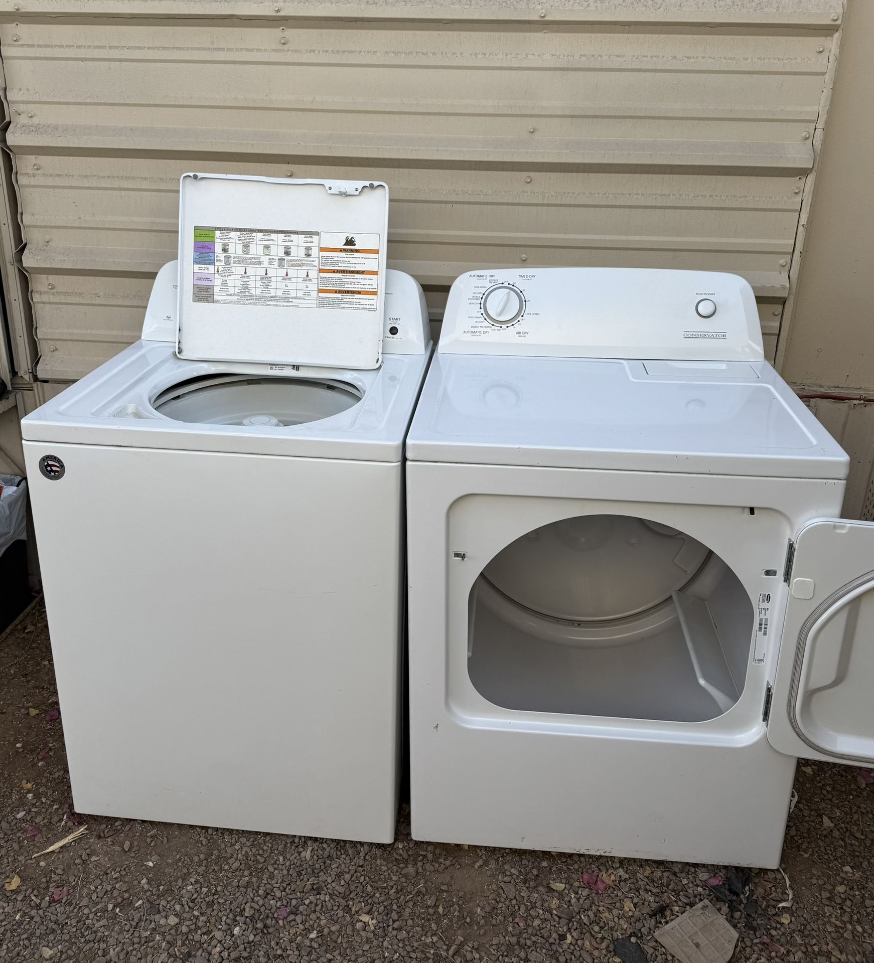 Washer And Dryer Electric Both Works Perfectly