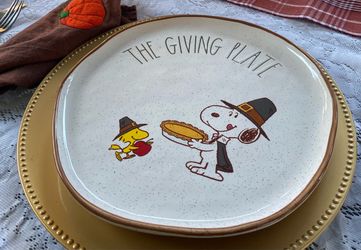 Snoopy Thanksgiving Plates