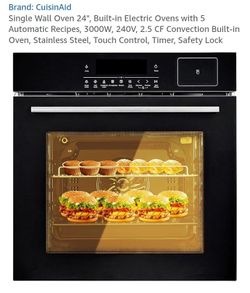 Electric wall oven