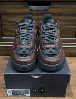 Nike Air Force 1 Low Retro QS Halloween Skull. 10