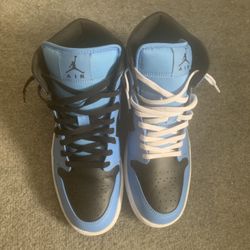Air Jordan 1 Mid “University Blue Black” (Men’s 10.5) – W/ Box