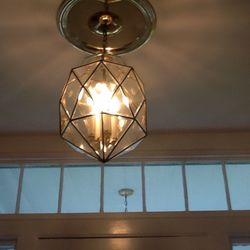 Chandelier; Multi Prism Reflections