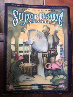 Super Bowl 33 Program