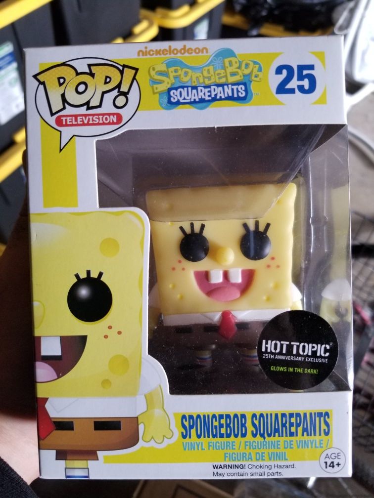 Funko Pop Spongebob Squarepants HT exclusive GITD