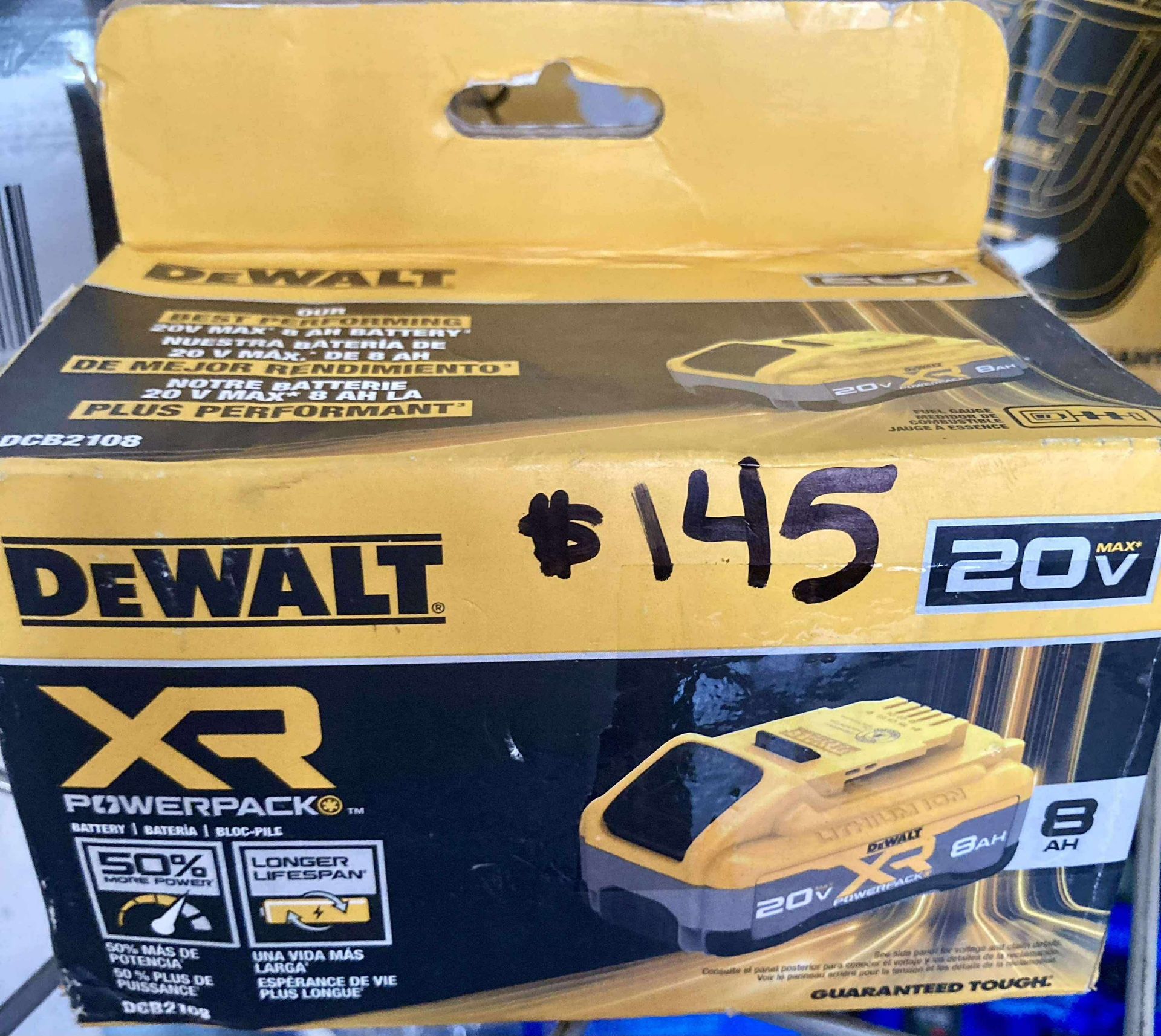DeWalt 20V Lithium Battery