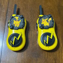 Pokemon Walkie Talkies Pikachu