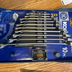 10 Piece Cobalt Wrench Set