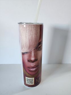 Mary J Blige - - 20oz Tumbler with QR Code for music