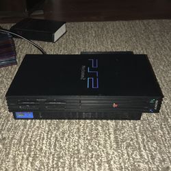 Fat PlayStation 2 Black Version Bundle