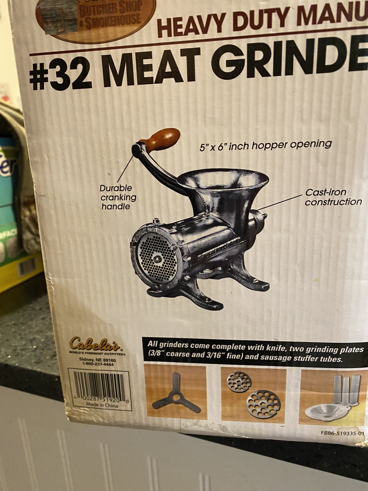 Cabela’s Heavy Duty 32 Manual Meat Grinder for Sale in Dallas, TX