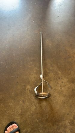 Spiral mixing paddle