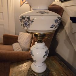 Vintage Hurricane Lamp