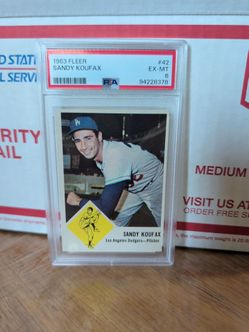 1963 Fleer Sandy Koufax #42 PSA 6 EX-MT