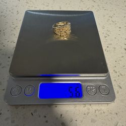 14K Gold Nugget Ring 