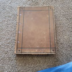EIGHTEEN HUNDREDS HARD LEATHER COVER BOUND SHEET MUSIC
