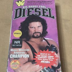 WWF Diesel Big Daddy Cool VHS 1995 Tested