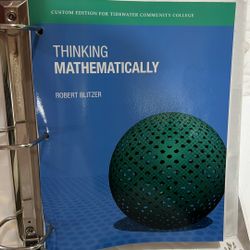 Thinking Mathematically by Robert Blitzer