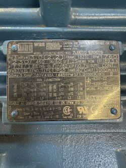 Weg w22 inverter duty motor 00318ET3E182TC-W22