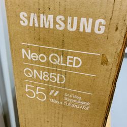 Samsung - 55” Class QN85D Series NEO QLED 4K Mini LED Smart Tizen TV  Brand New In Box