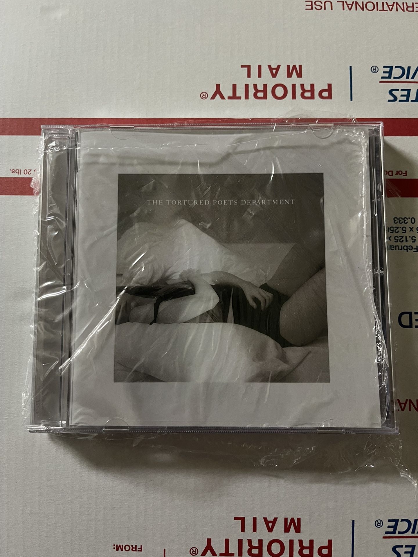 Taylor Swift hand signed TTPD CD Heart