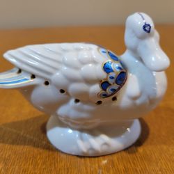 Vintage Byzantium Porcelain Duck Potpourri Talcum Powder Holder Elizabeth Arden 