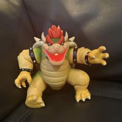 Bowser Figure with Fire Breathing Effect