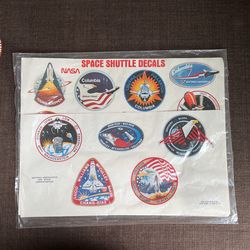 Space shuttle decals 