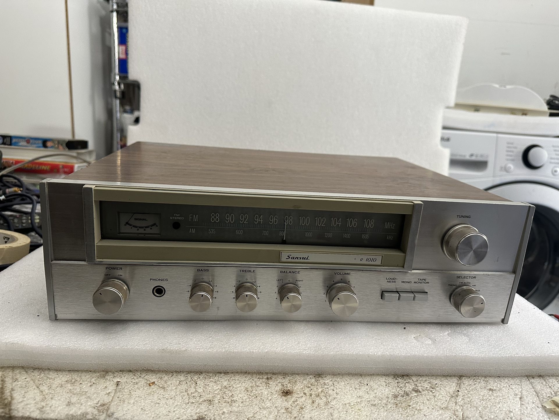 Sansui 1010 Stereo Receiver DOESN’T POWER ON FOR REPAIR