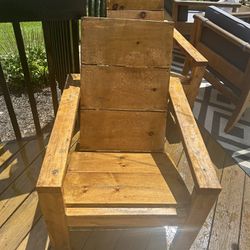 Adirondack Chairs-all Wood- 4 Of Them
