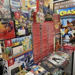 Nintendo Switch, Pokemon, Super Mario, Mega Man, Dragonball Z, Video Games, Switch, Zelda, Crash Bandicoot