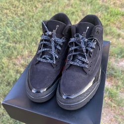 Jordan 3 Black Cat Sz13 2025