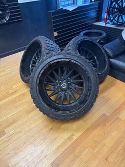 Off-road wheel and tire package deal for all trucks 5/6/8 lugs payennt plan options available