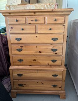 Light Oak High Dresser 