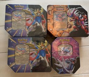 Pokemon TCG Slashing Legends & Azure Legends Tins SEALED New